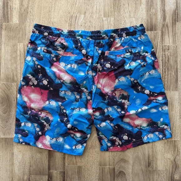 Barney Cools 16.5” Swim Shorts Poolside Acid Dye Nylon Trunks Mens Size L Bcools - Picture 7 of 7